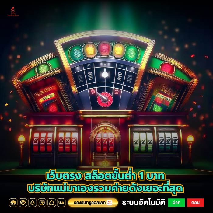 เว็บตรงสล็อตขั้นต่ำ 1 บาทบริษัทแม่มาเองรวมค่ายดังเยอะที่สุด